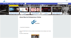 Desktop Screenshot of beeanentrepreneur.com